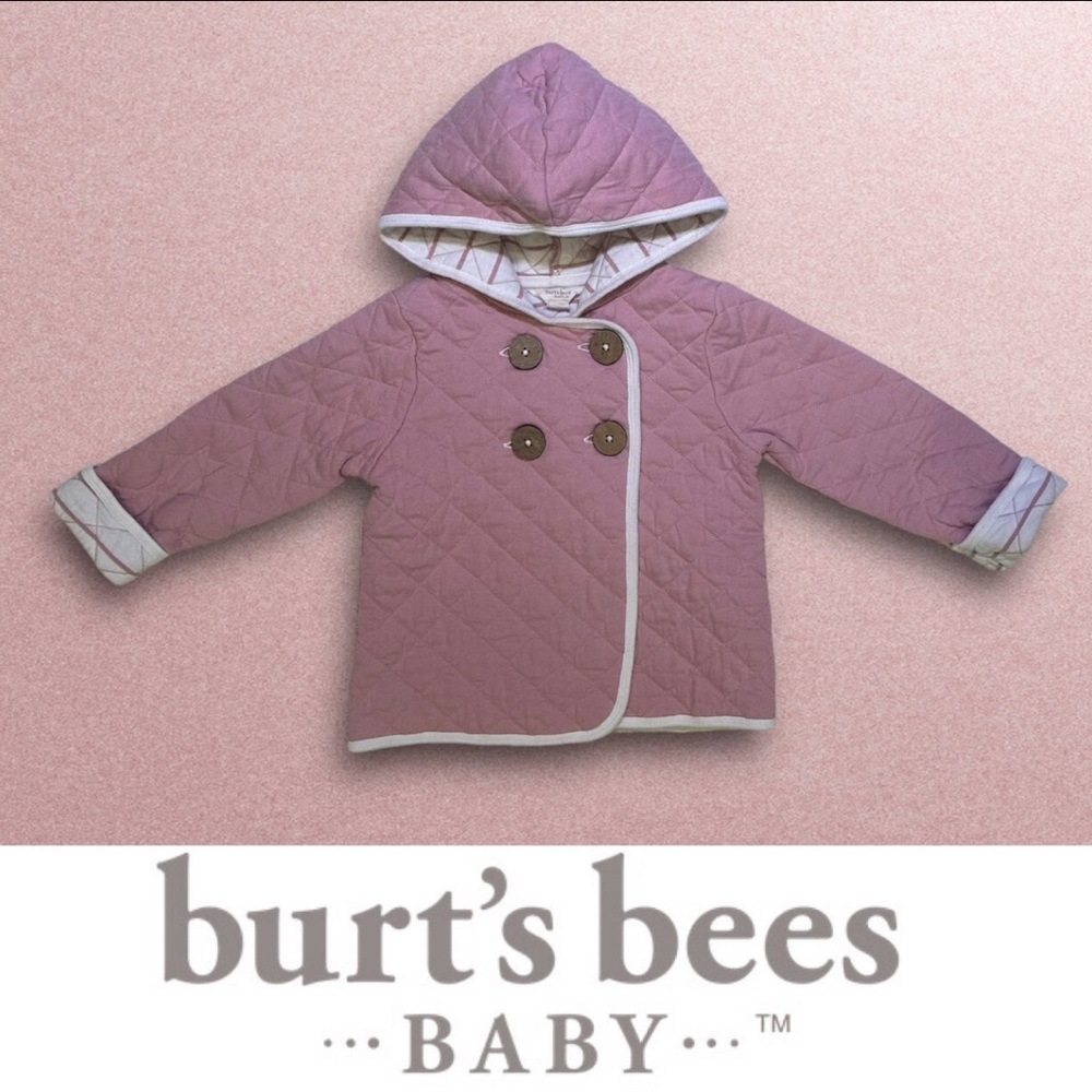 Burt's Bees Baby Quilted Organic‎ Cotton Jacket, Size 24M, MSRP $35